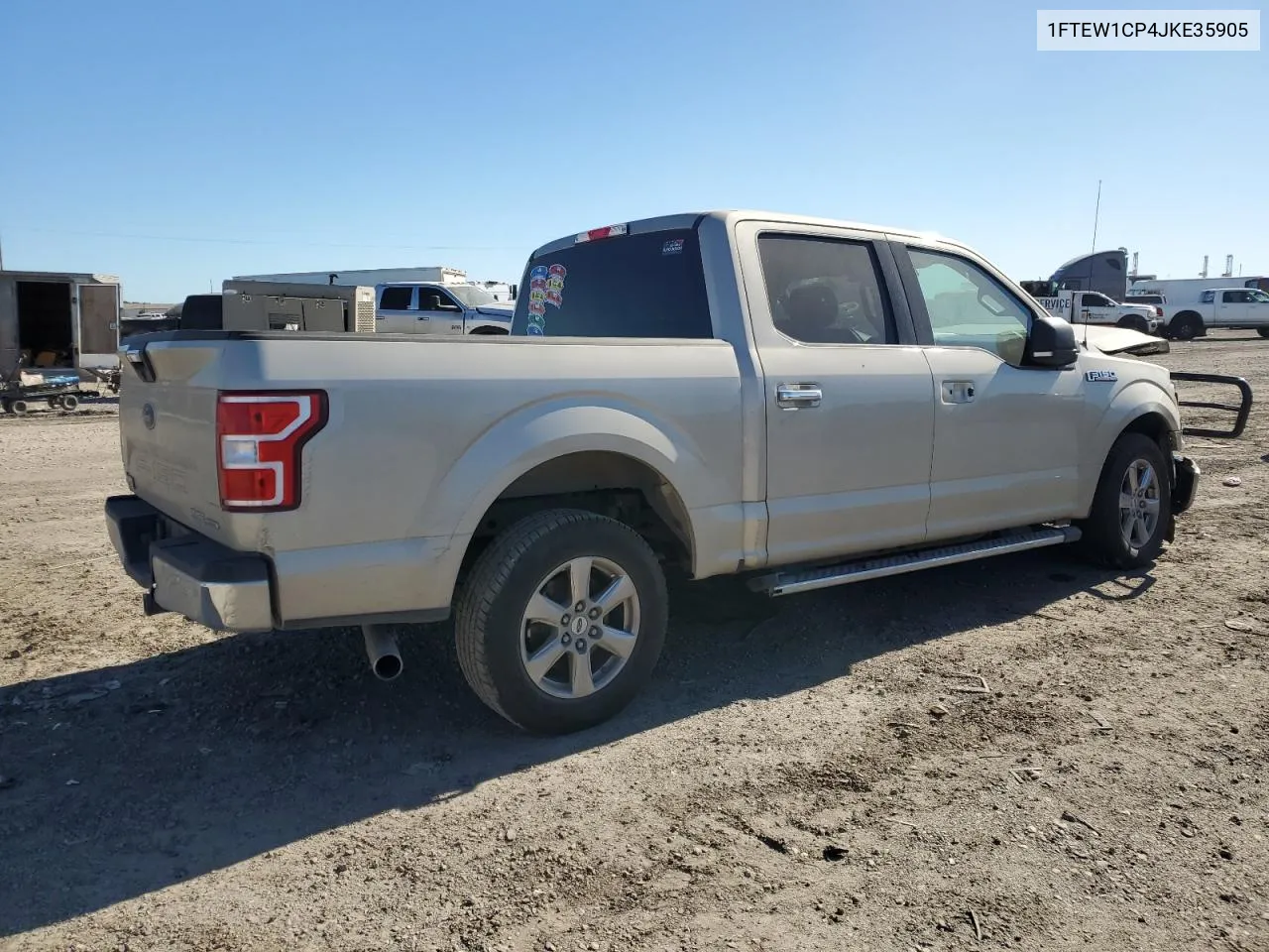 2018 Ford F150 Supercrew VIN: 1FTEW1CP4JKE35905 Lot: 80701144