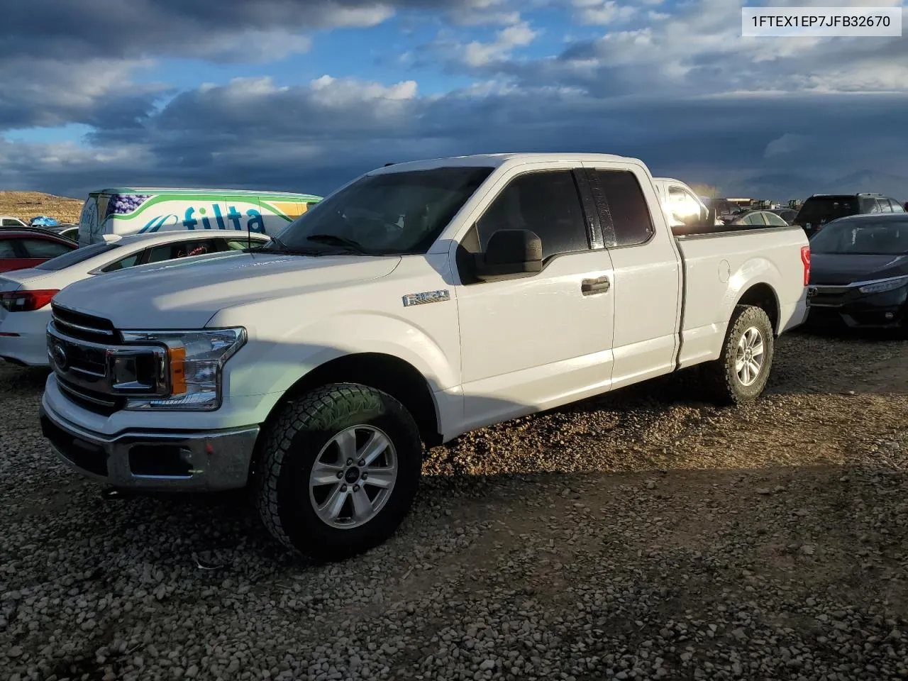 2018 Ford F150 Super Cab VIN: 1FTEX1EP7JFB32670 Lot: 81312304