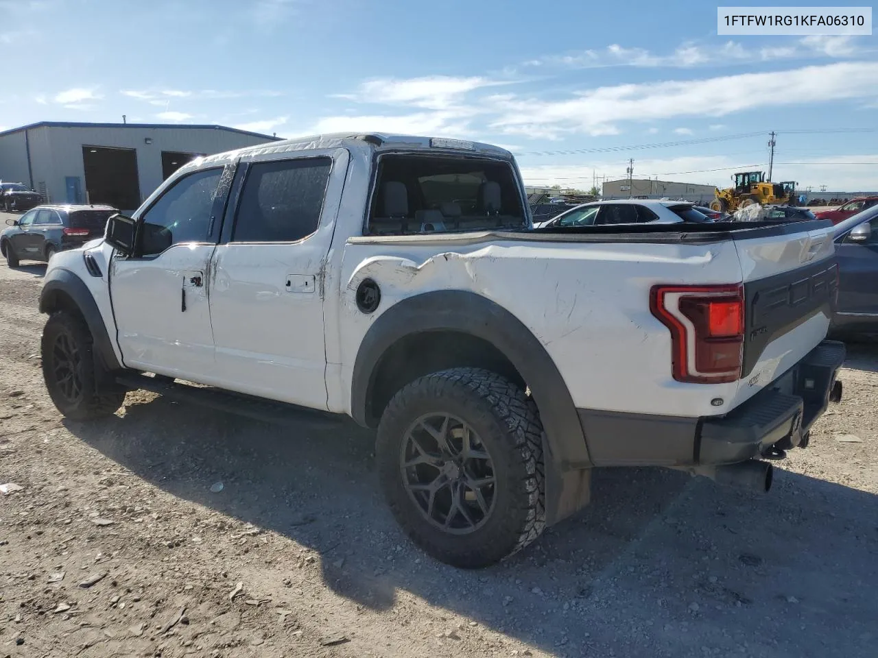 2019 Ford F150 Raptor VIN: 1FTFW1RG1KFA06310 Lot: 51071364