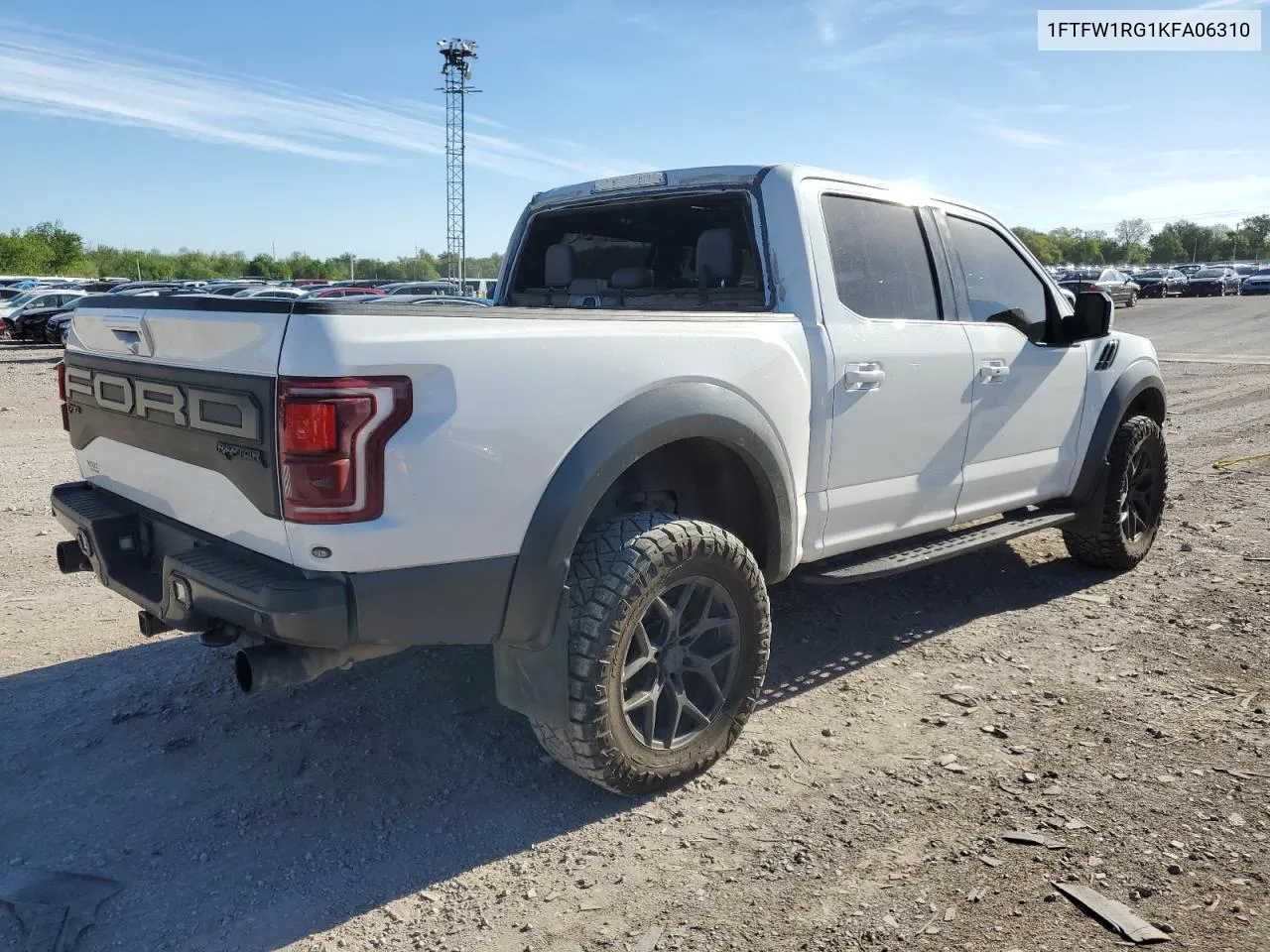 2019 Ford F150 Raptor VIN: 1FTFW1RG1KFA06310 Lot: 51071364