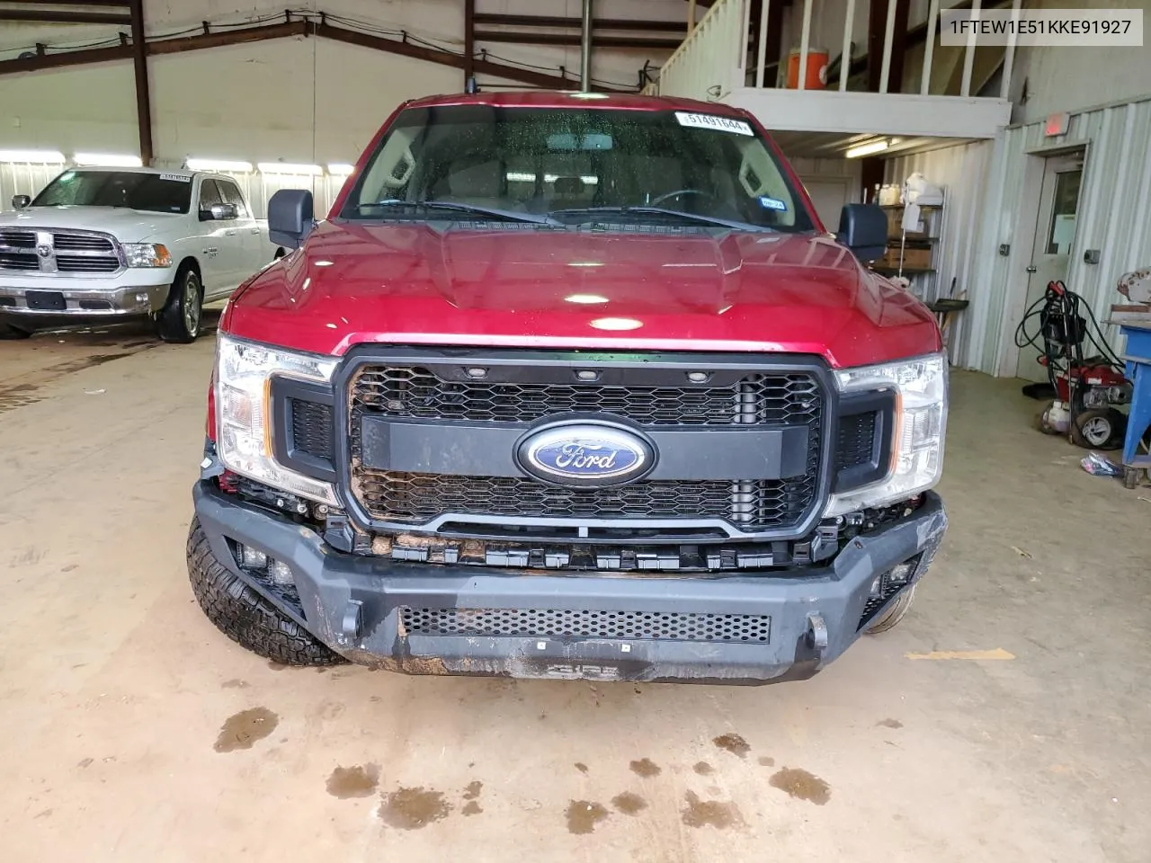 2019 Ford F150 Supercrew VIN: 1FTEW1E51KKE91927 Lot: 51491644