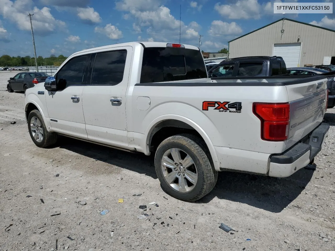 2019 Ford F150 Supercrew VIN: 1FTFW1E1XKFC53150 Lot: 51551344