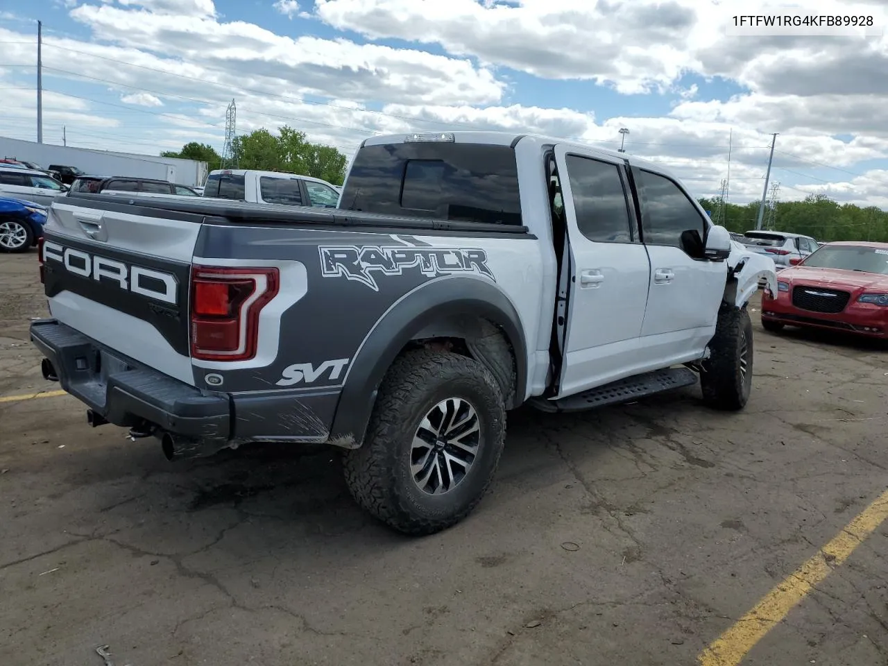 2019 Ford F150 Raptor VIN: 1FTFW1RG4KFB89928 Lot: 54271724