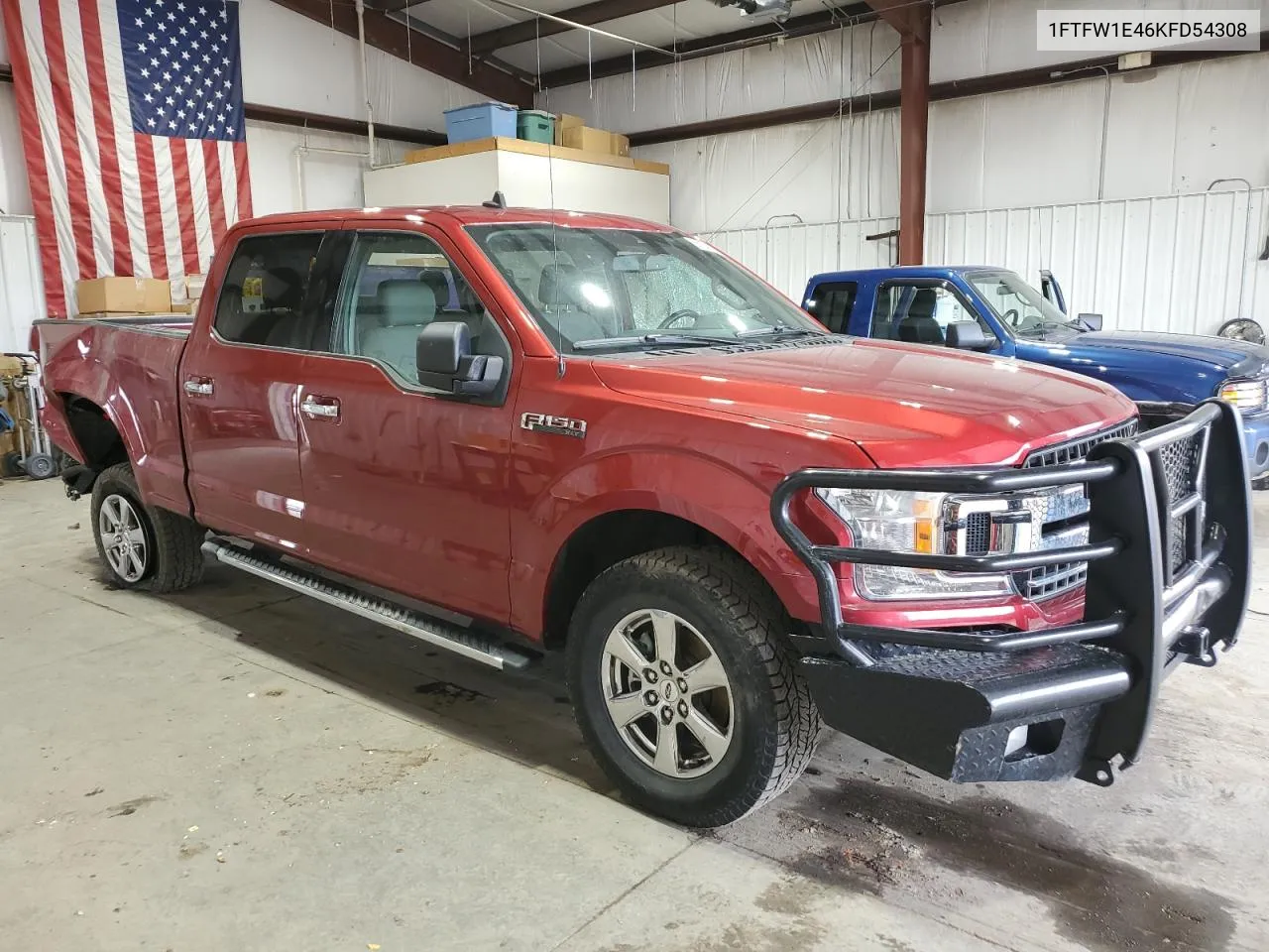 2019 Ford F150 Supercrew VIN: 1FTFW1E46KFD54308 Lot: 56054314