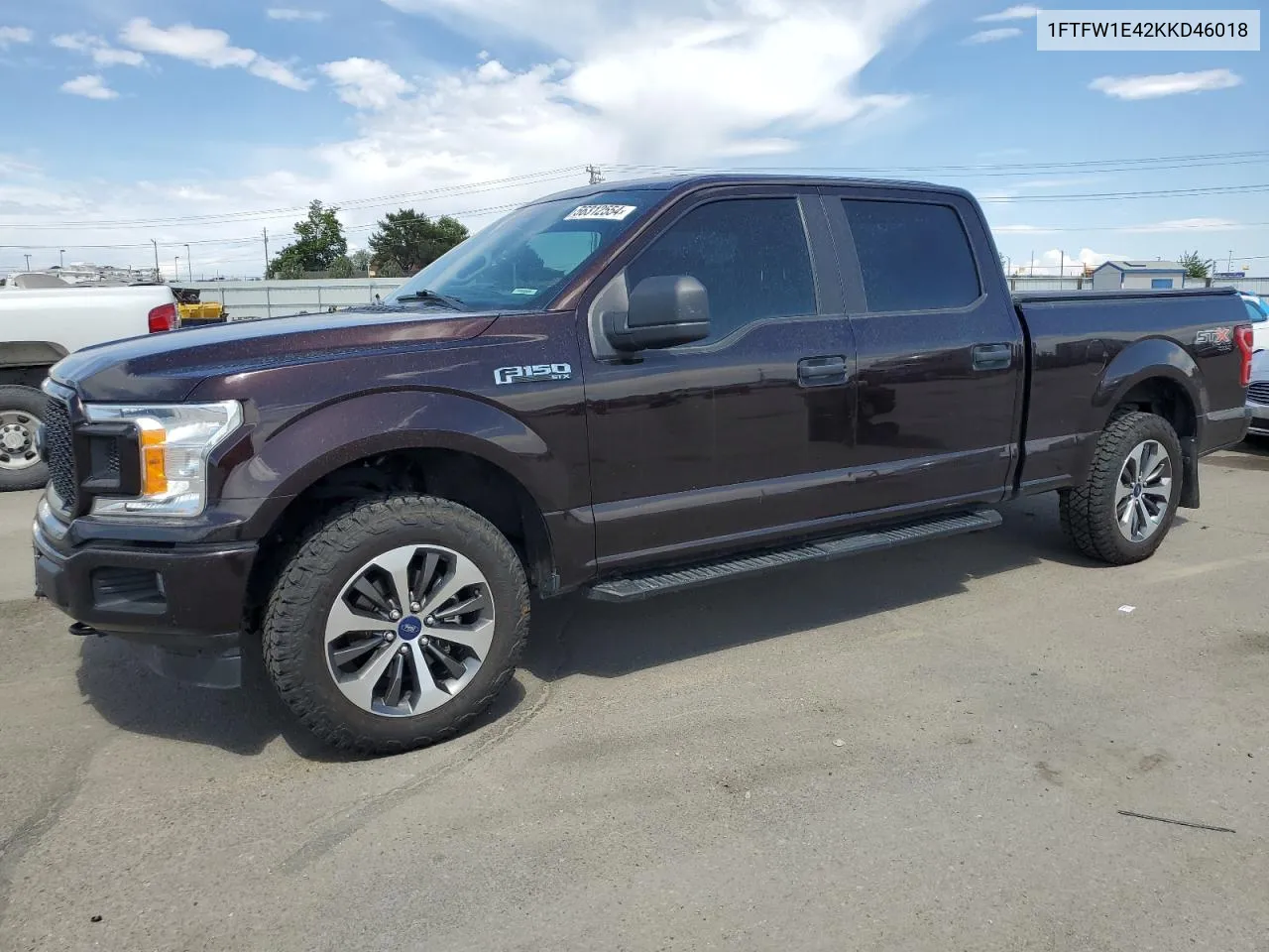 2019 Ford F150 Supercrew VIN: 1FTFW1E42KKD46018 Lot: 56312554