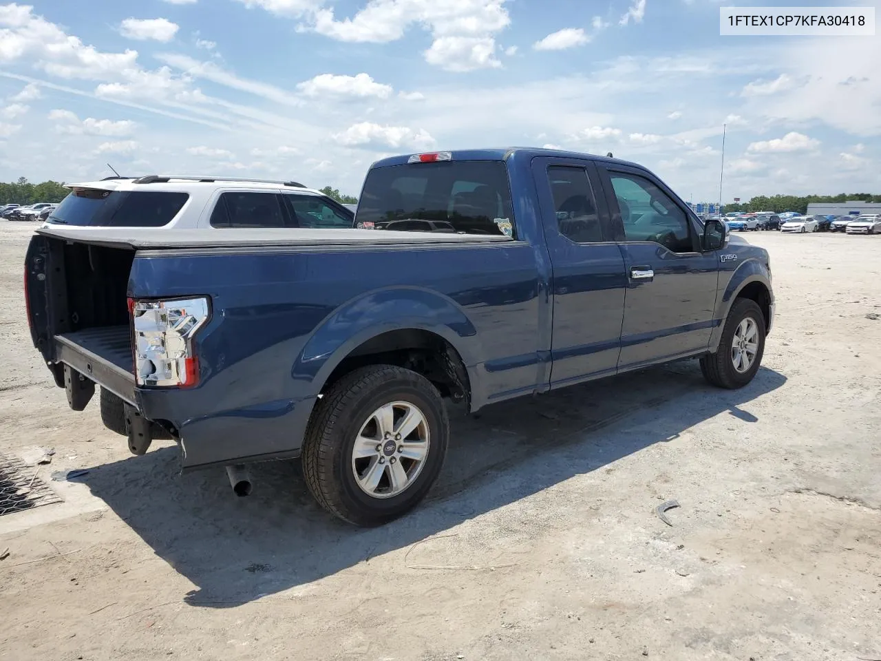 2019 Ford F150 Super Cab VIN: 1FTEX1CP7KFA30418 Lot: 58068034