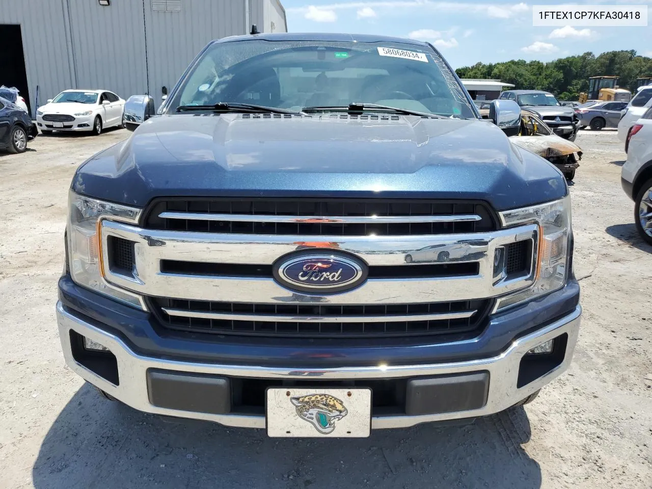 1FTEX1CP7KFA30418 2019 Ford F150 Super Cab