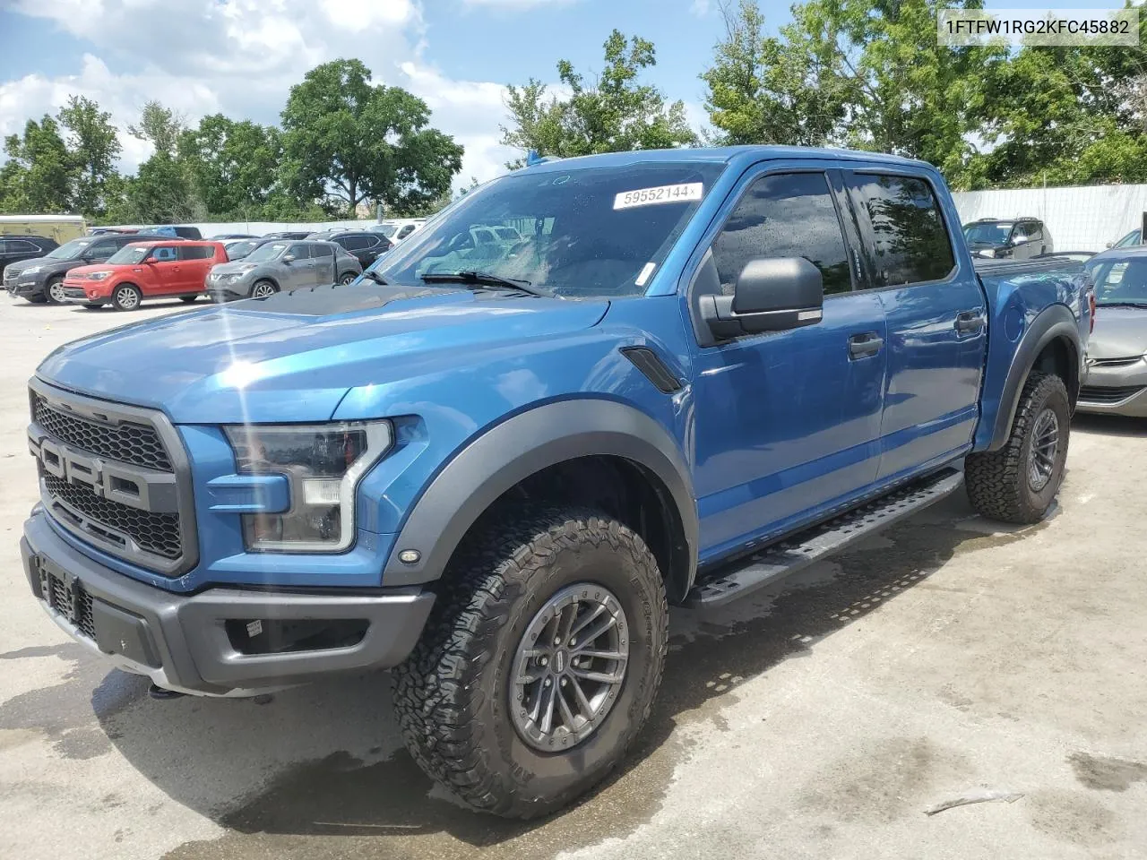 1FTFW1RG2KFC45882 2019 Ford F150 Raptor