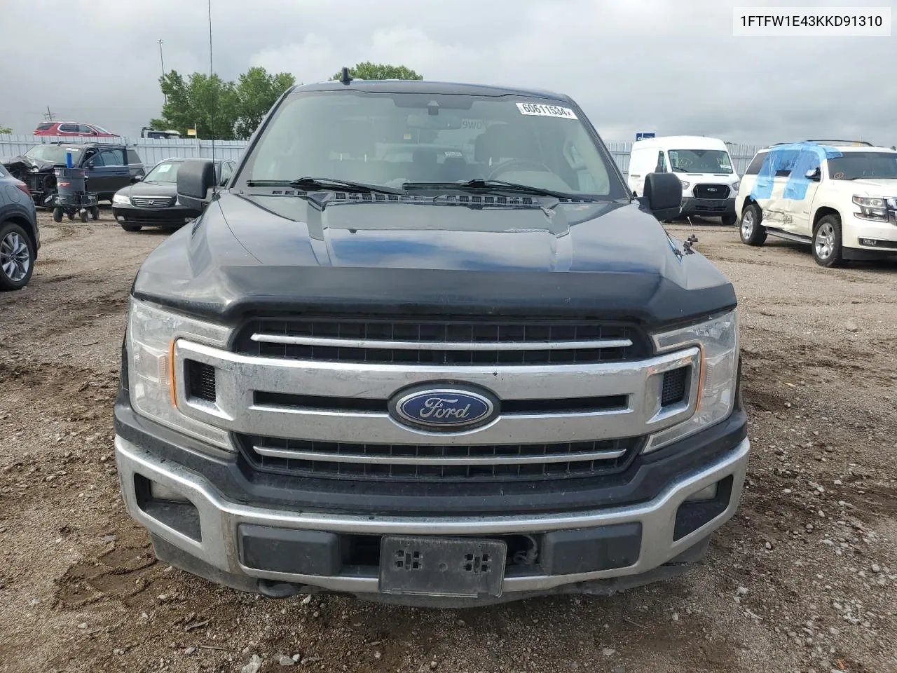 1FTFW1E43KKD91310 2019 Ford F150 Supercrew