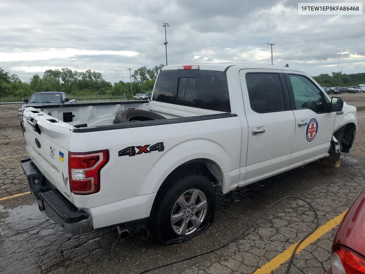 2019 Ford F150 Supercrew VIN: 1FTEW1EP5KFA86468 Lot: 61302884