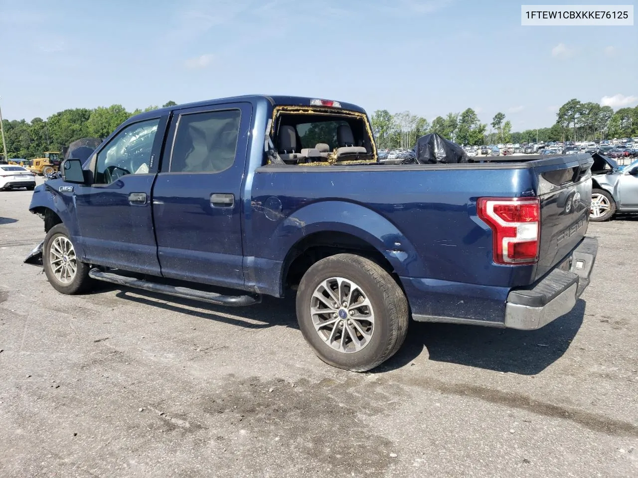 2019 Ford F150 Supercrew VIN: 1FTEW1CBXKKE76125 Lot: 61911284