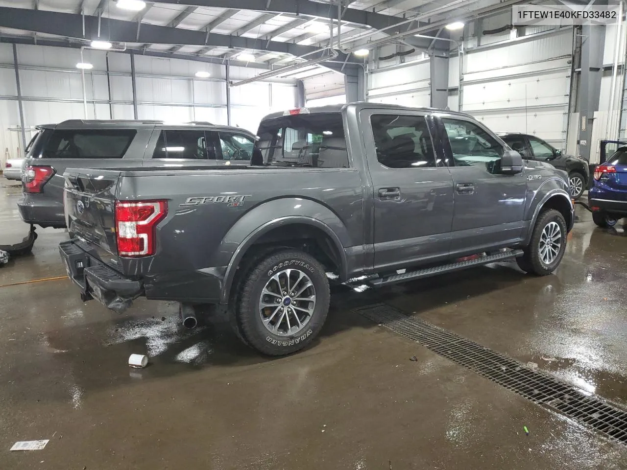 2019 Ford F150 Supercrew VIN: 1FTEW1E40KFD33482 Lot: 62188894