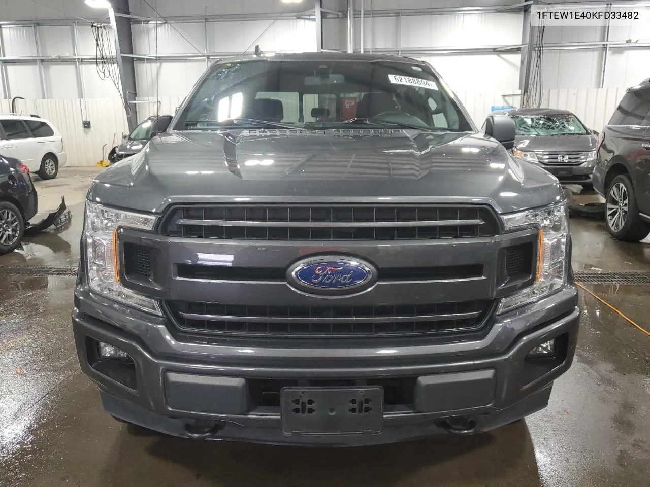 2019 Ford F150 Supercrew VIN: 1FTEW1E40KFD33482 Lot: 62188894