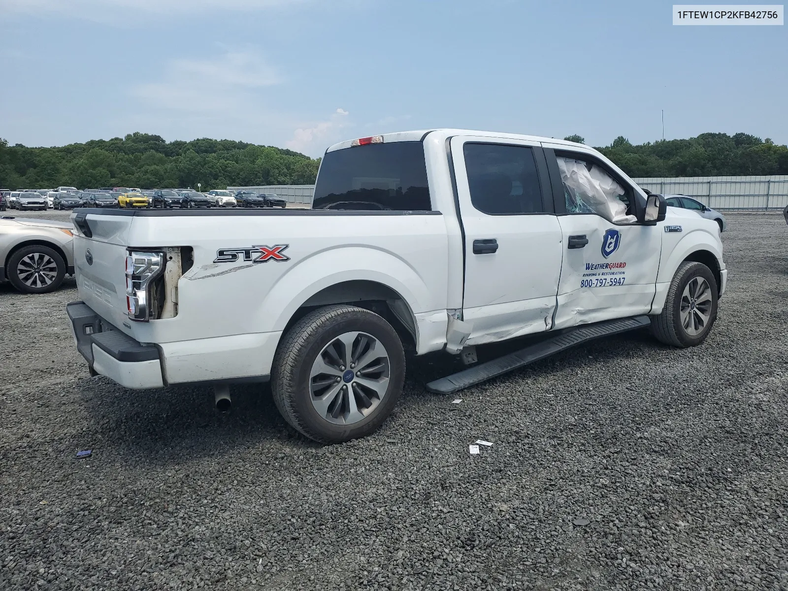 2019 Ford F150 Supercrew VIN: 1FTEW1CP2KFB42756 Lot: 62365294