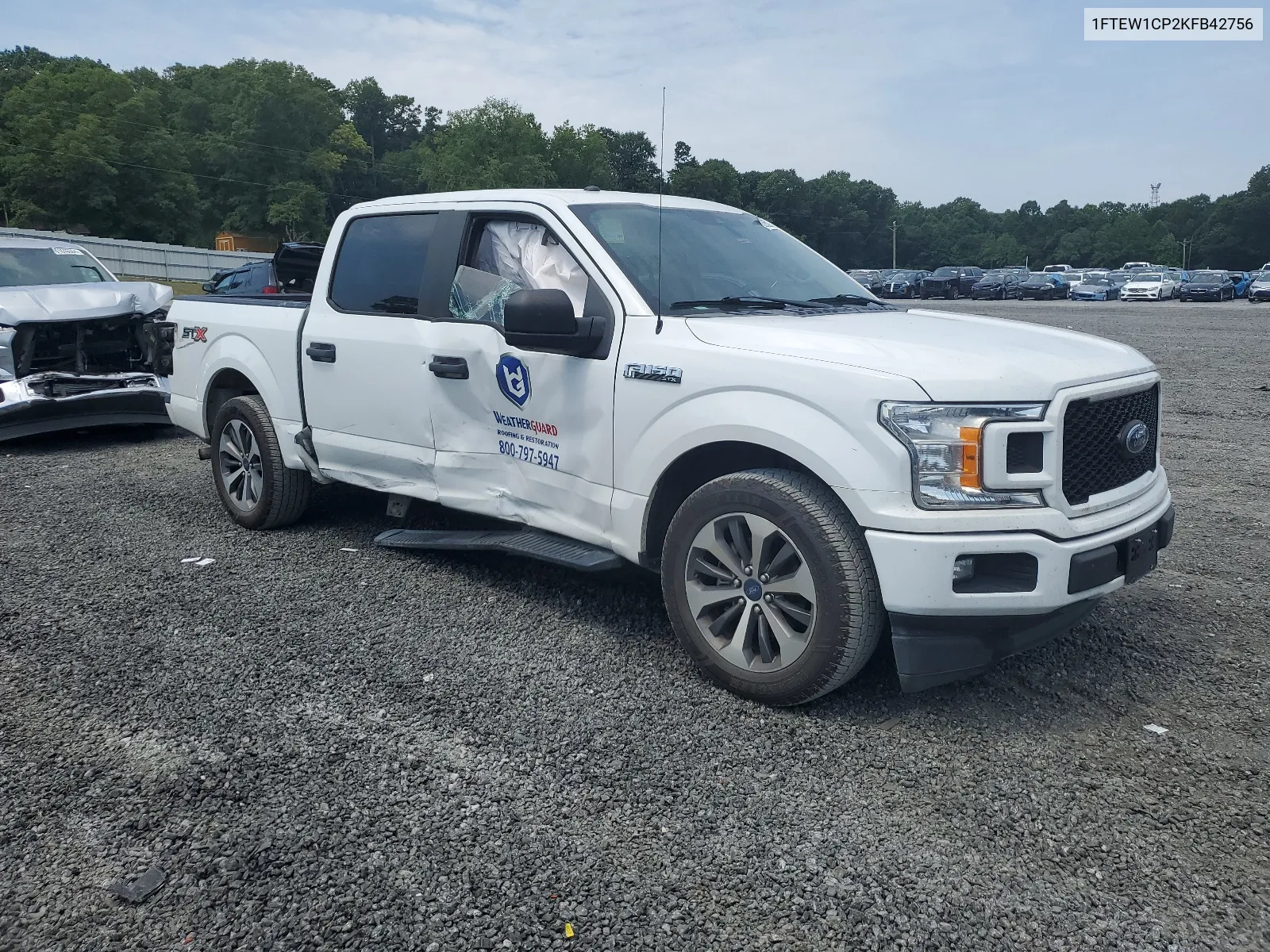 2019 Ford F150 Supercrew VIN: 1FTEW1CP2KFB42756 Lot: 62365294