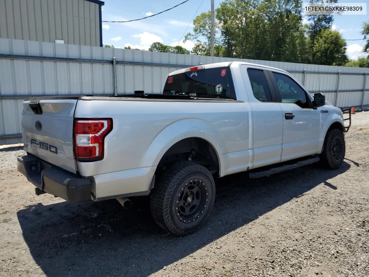 2019 Ford F150 Super Cab VIN: 1FTEX1C5XKKE98309 Lot: 62549724