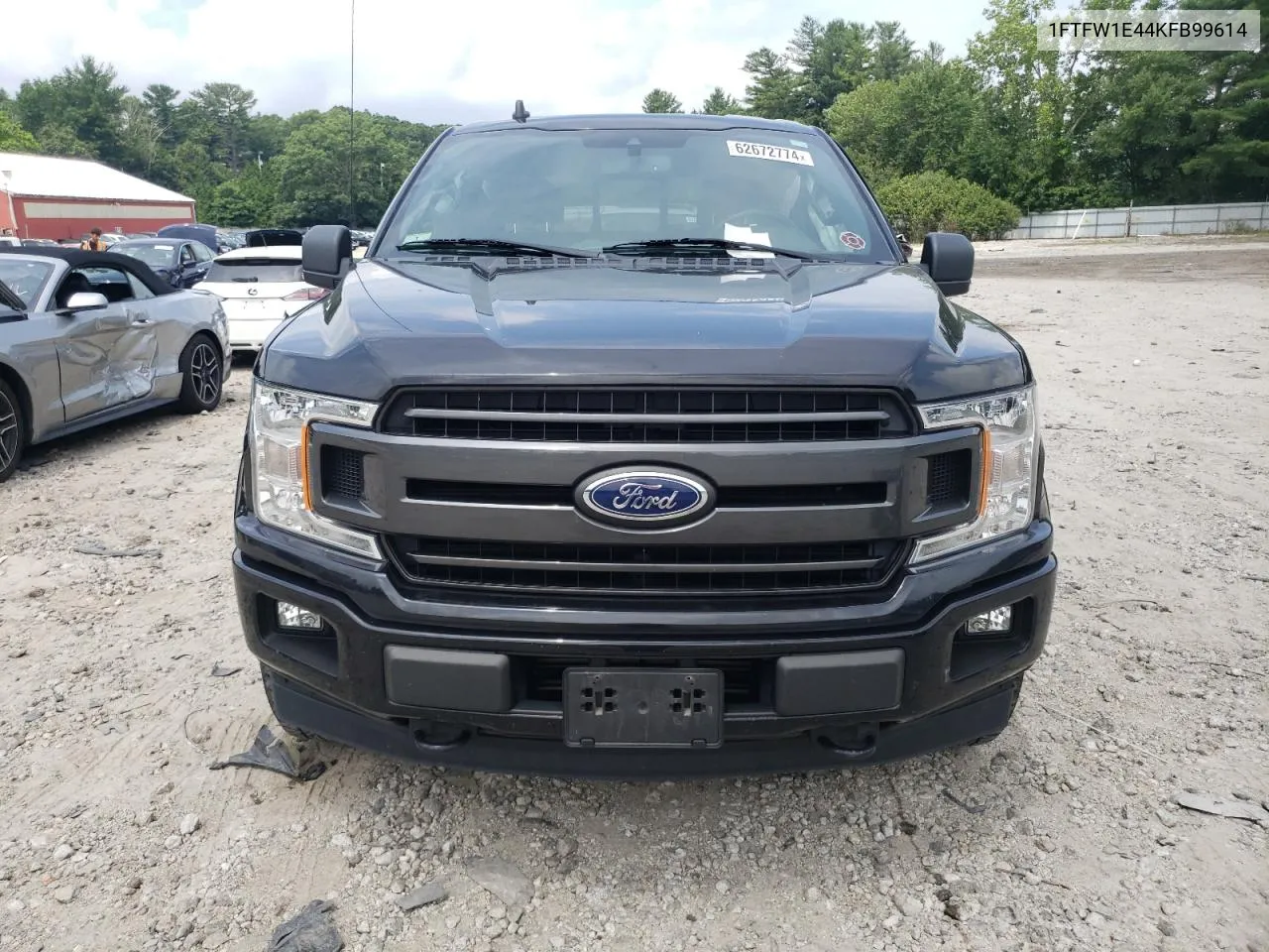 2019 Ford F150 Supercrew VIN: 1FTFW1E44KFB99614 Lot: 62672774