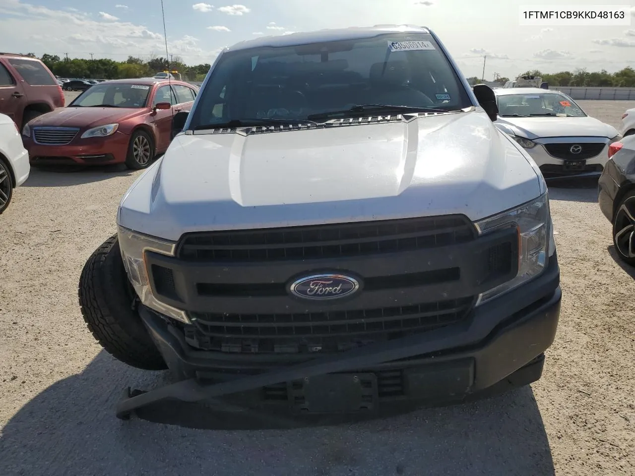 2019 Ford F150 VIN: 1FTMF1CB9KKD48163 Lot: 63506914