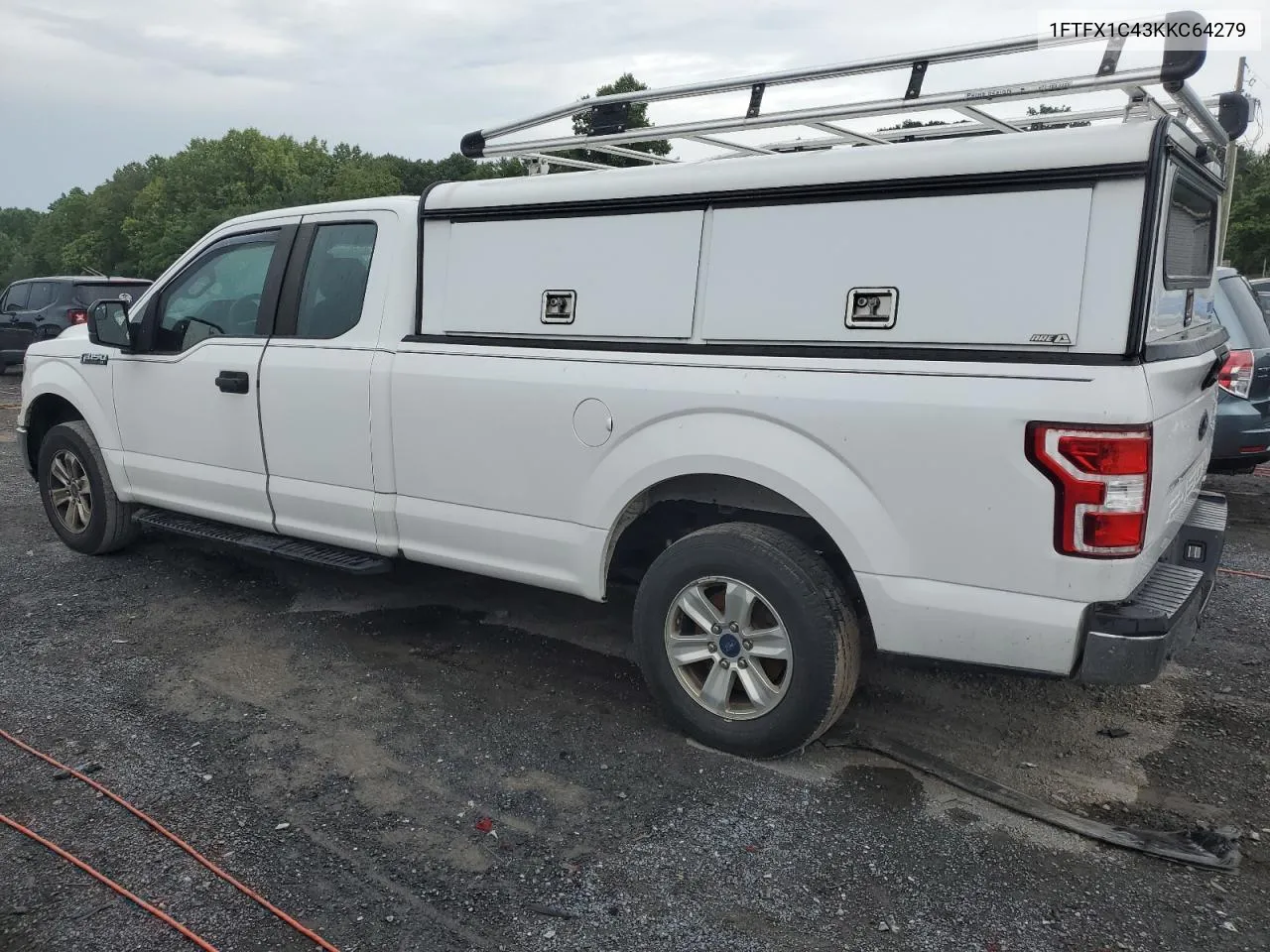 1FTFX1C43KKC64279 2019 Ford F150 Super Cab