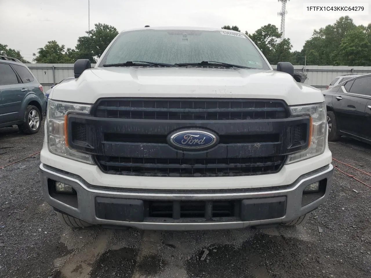 1FTFX1C43KKC64279 2019 Ford F150 Super Cab