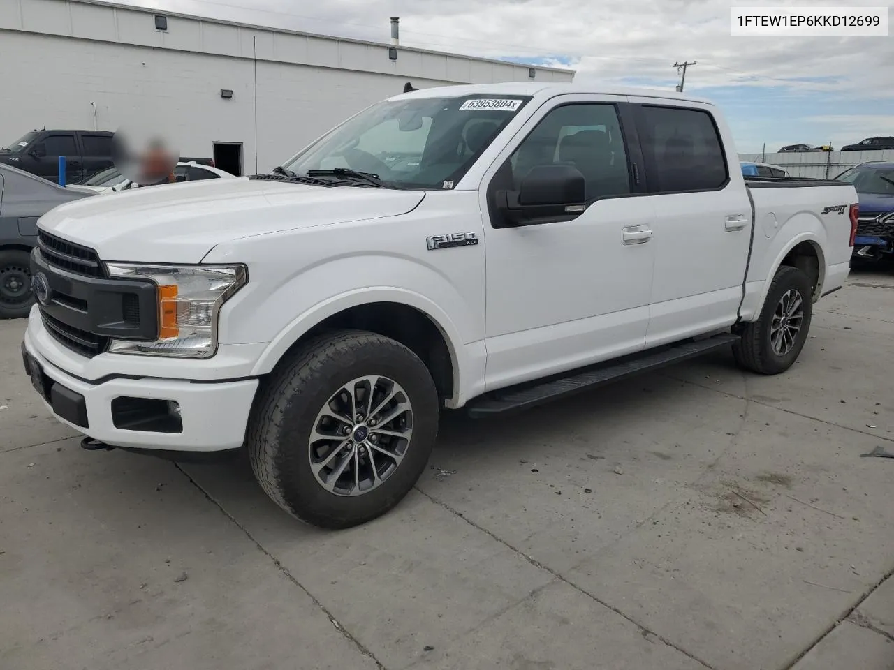 2019 Ford F150 Supercrew VIN: 1FTEW1EP6KKD12699 Lot: 63953804