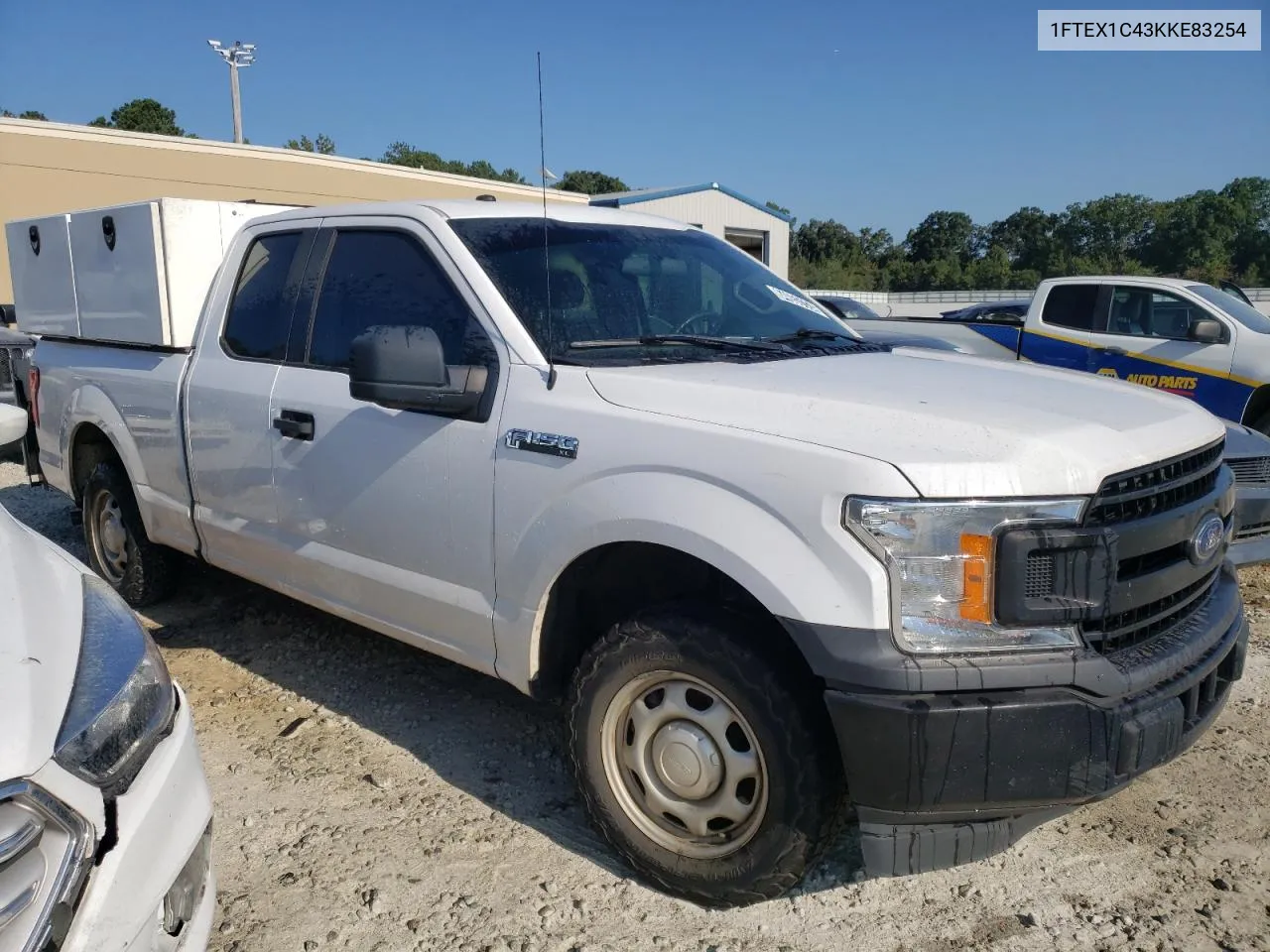 2019 Ford F150 Super Cab VIN: 1FTEX1C43KKE83254 Lot: 64653124