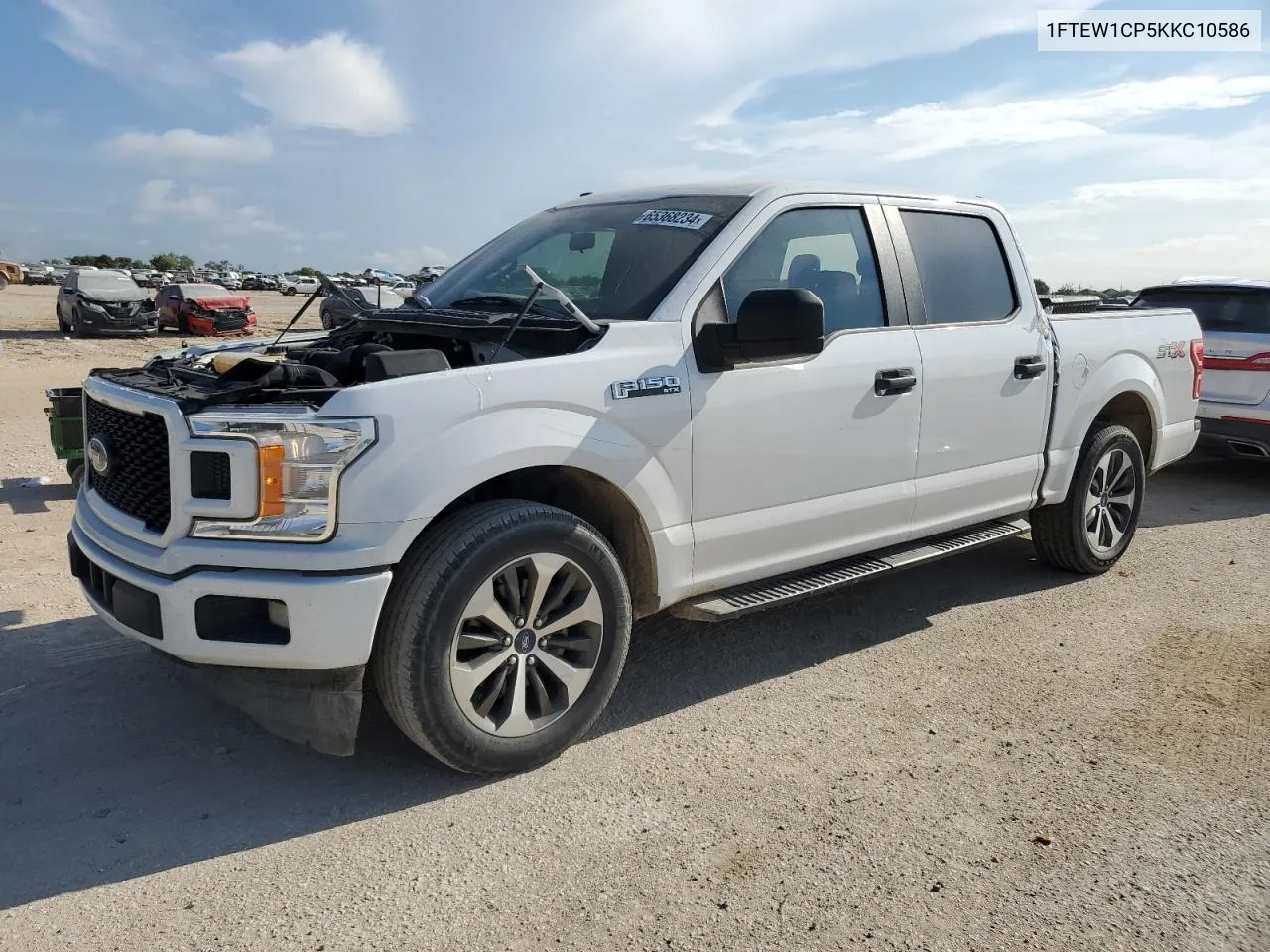 2019 Ford F150 Supercrew VIN: 1FTEW1CP5KKC10586 Lot: 65368234