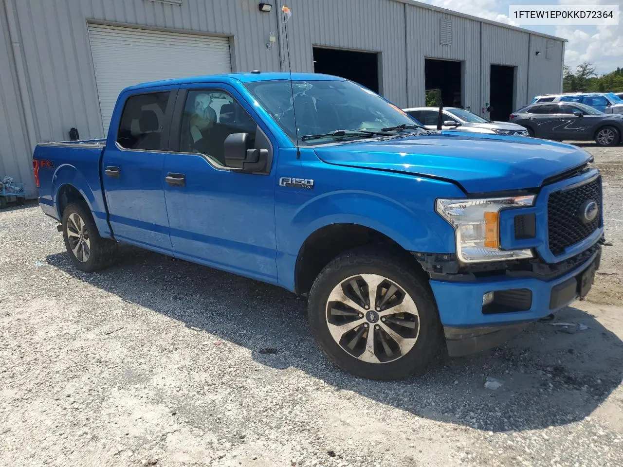 2019 Ford F150 Supercrew VIN: 1FTEW1EP0KKD72364 Lot: 65520404