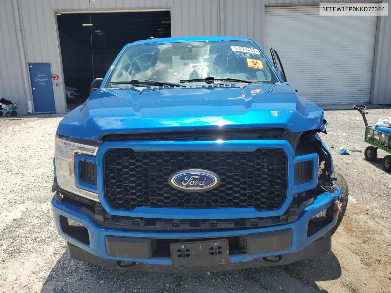 2019 Ford F150 Supercrew VIN: 1FTEW1EP0KKD72364 Lot: 65520404