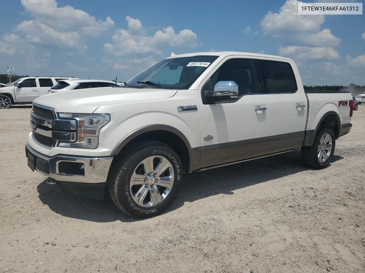 2019 Ford F150 Supercrew VIN: 1FTEW1E46KFA61312 Lot: 66577614