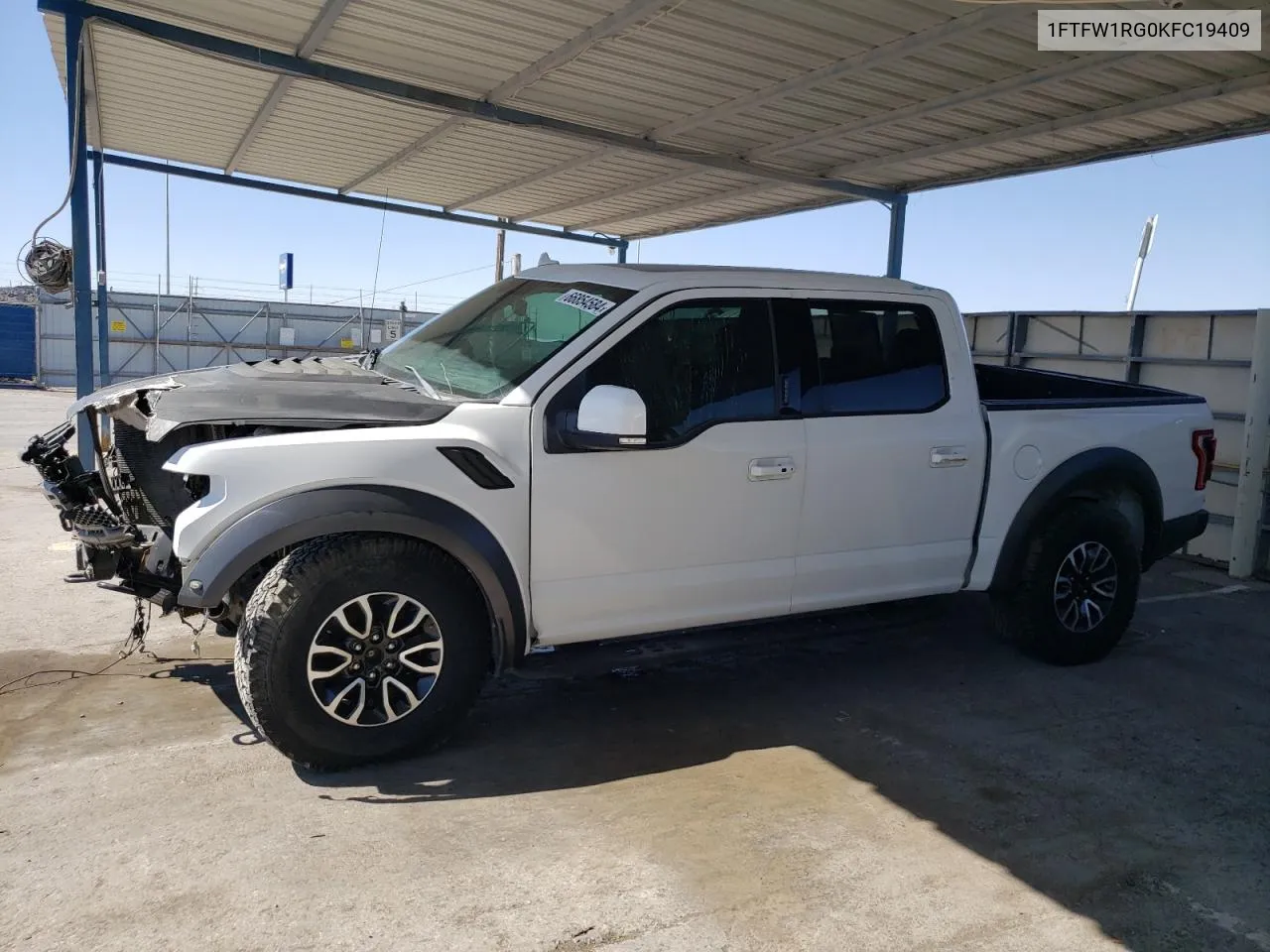 1FTFW1RG0KFC19409 2019 Ford F150 Raptor