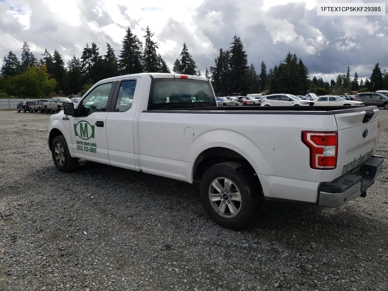 1FTEX1CP5KKF29385 2019 Ford F150 Super Cab