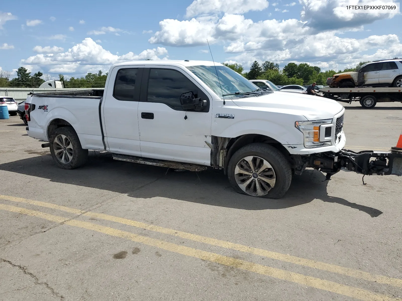 2019 Ford F150 Super Cab VIN: 1FTEX1EPXKKF07069 Lot: 67768824