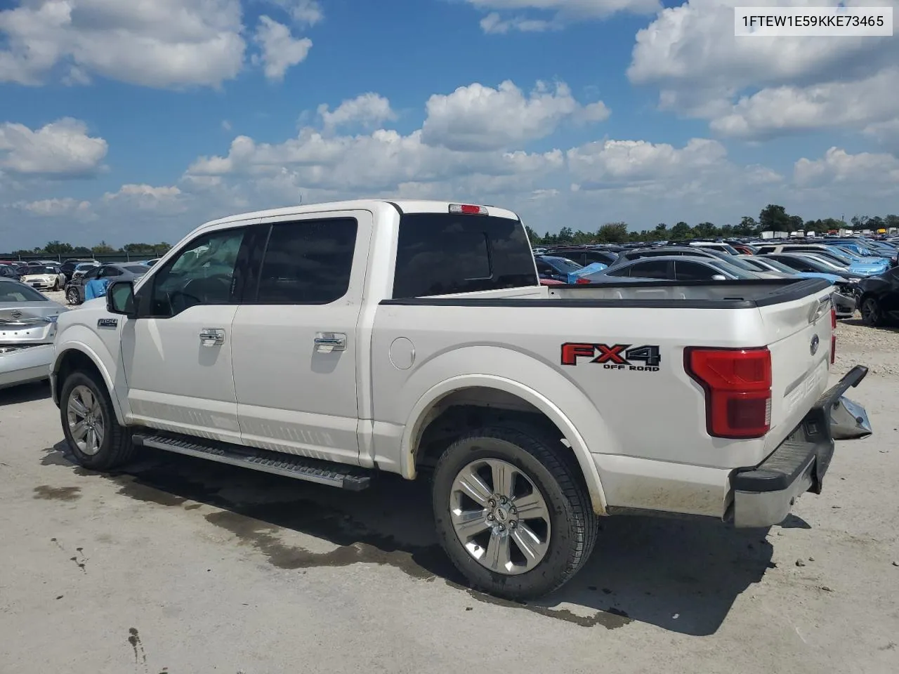 2019 Ford F150 Supercrew VIN: 1FTEW1E59KKE73465 Lot: 67797944