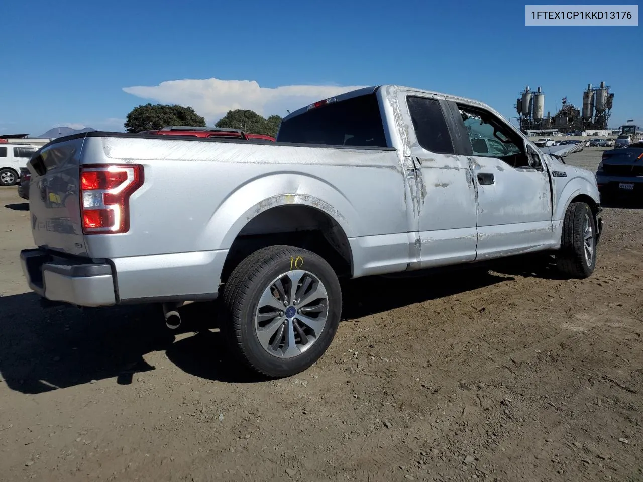 2019 Ford F150 Super Cab VIN: 1FTEX1CP1KKD13176 Lot: 68192314