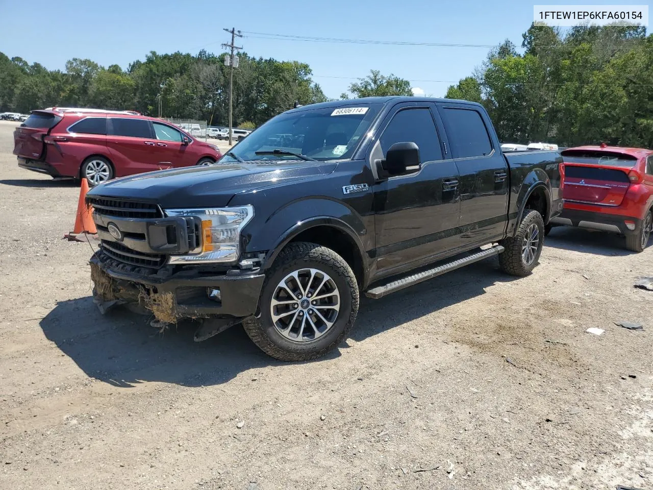 2019 Ford F150 Supercrew VIN: 1FTEW1EP6KFA60154 Lot: 68306114