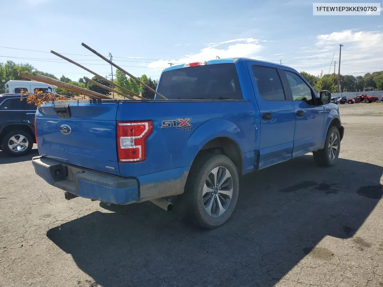 2019 Ford F150 Supercrew VIN: 1FTEW1EP3KKE90750 Lot: 68501554