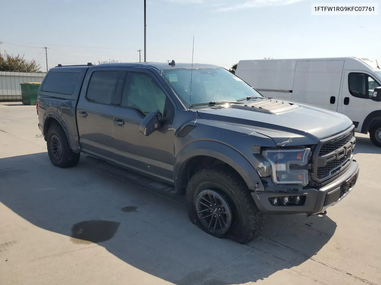 2019 Ford F150 Raptor VIN: 1FTFW1RG9KFC07761 Lot: 68570874