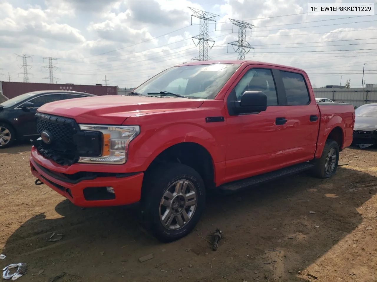 2019 Ford F150 Supercrew VIN: 1FTEW1EP8KKD11229 Lot: 68667814