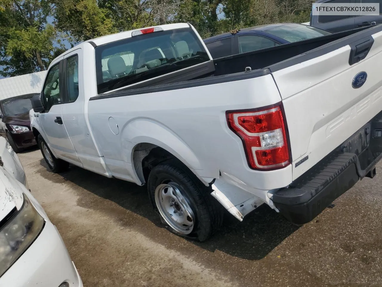 1FTEX1CB7KKC12826 2019 Ford F150 Super Cab