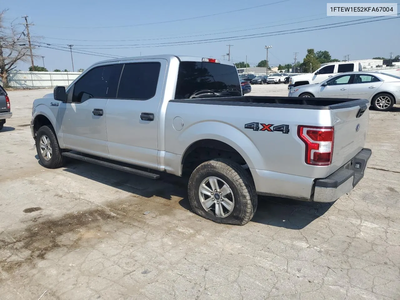 2019 Ford F150 Supercrew VIN: 1FTEW1E52KFA67004 Lot: 69061144