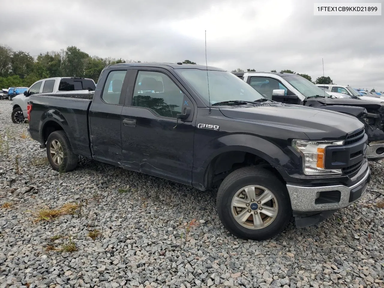 2019 Ford F150 Super Cab VIN: 1FTEX1CB9KKD21899 Lot: 69176064