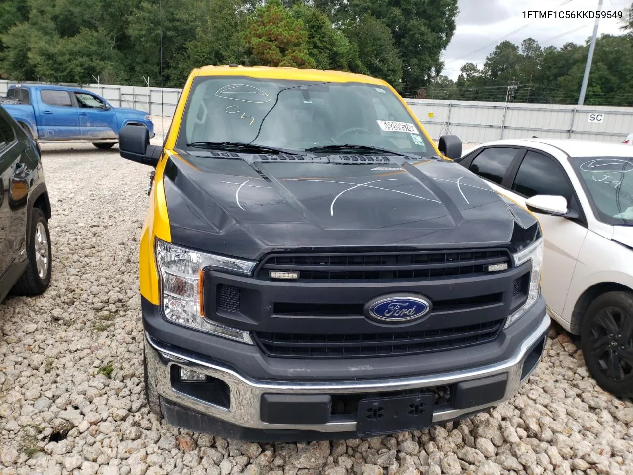 2019 Ford F150 VIN: 1FTMF1C56KKD59549 Lot: 69209574