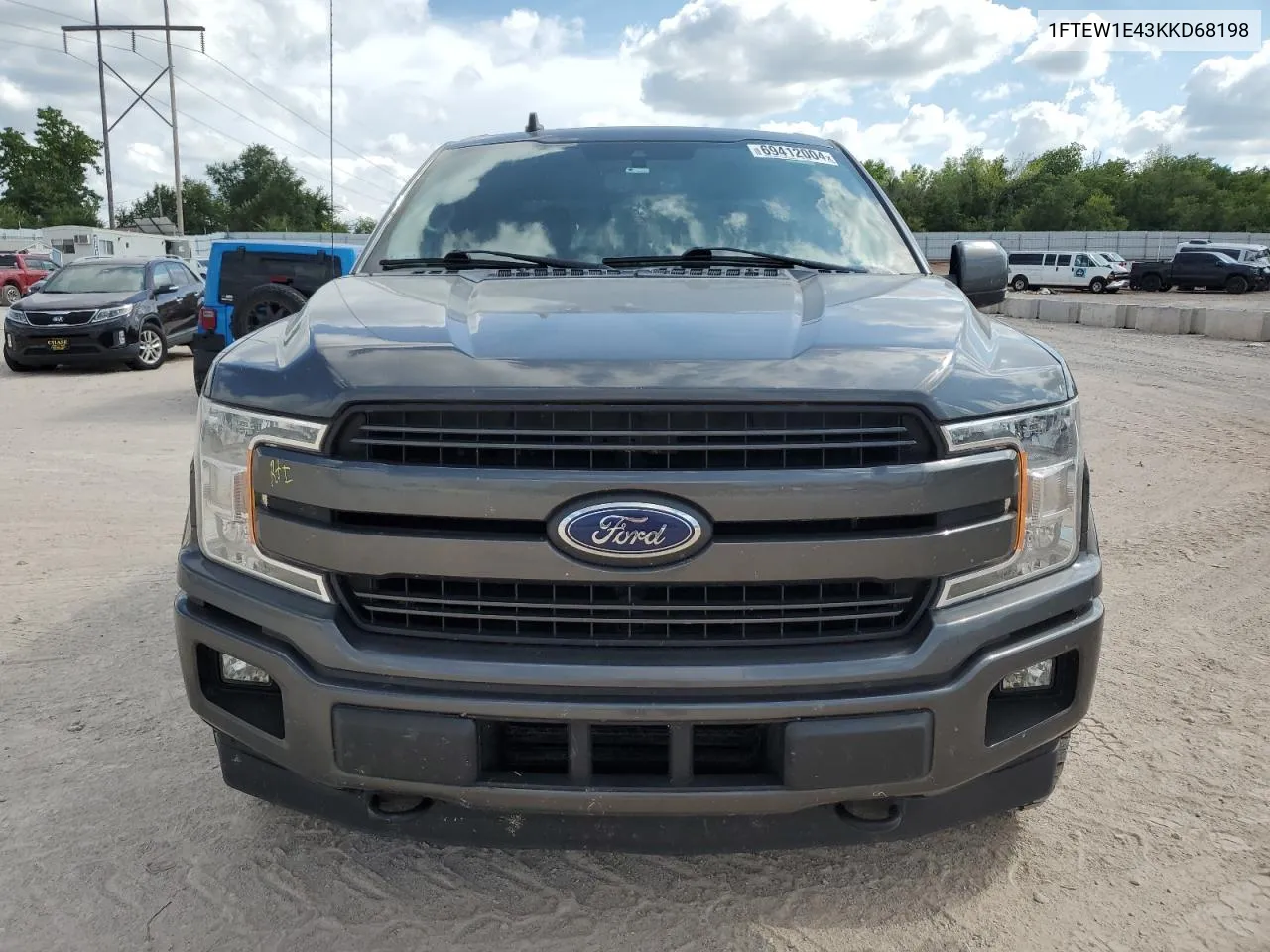 2019 Ford F150 Supercrew VIN: 1FTEW1E43KKD68198 Lot: 69412004