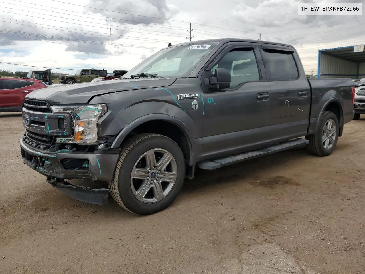 1FTEW1EPXKFB72956 2019 Ford F150 Supercrew