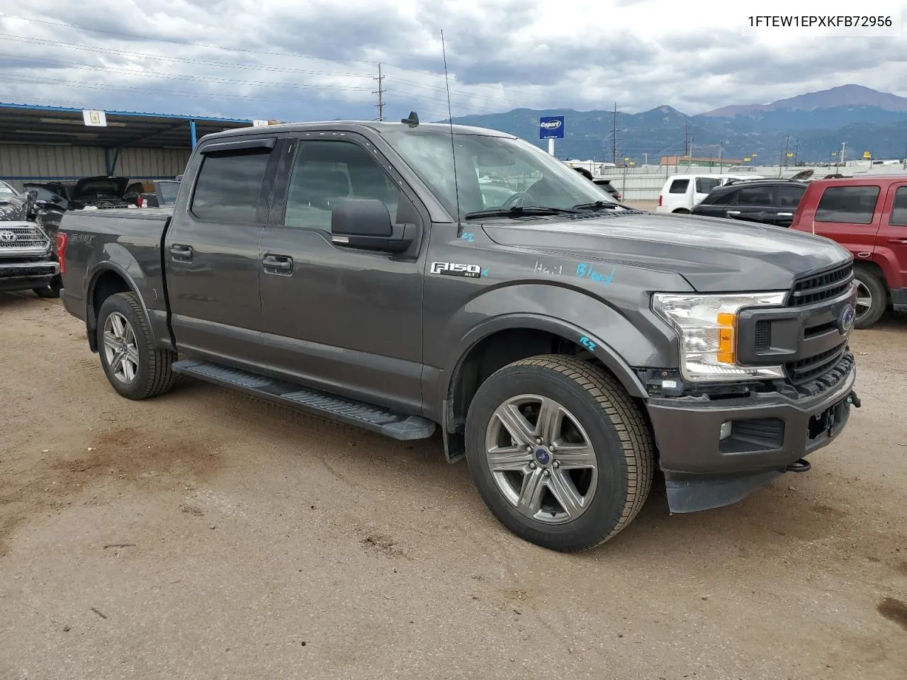 1FTEW1EPXKFB72956 2019 Ford F150 Supercrew