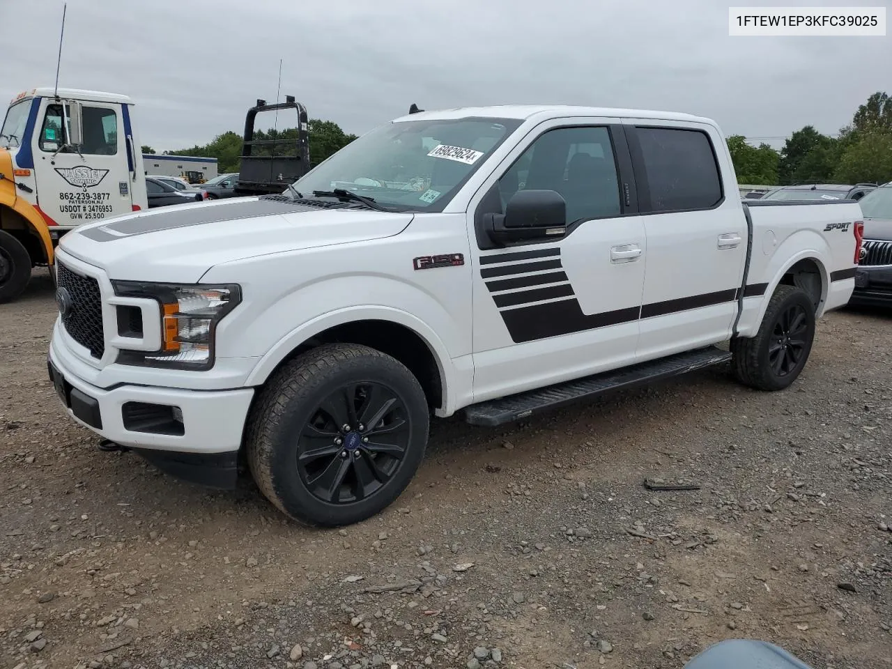 2019 Ford F150 Supercrew VIN: 1FTEW1EP3KFC39025 Lot: 69829624