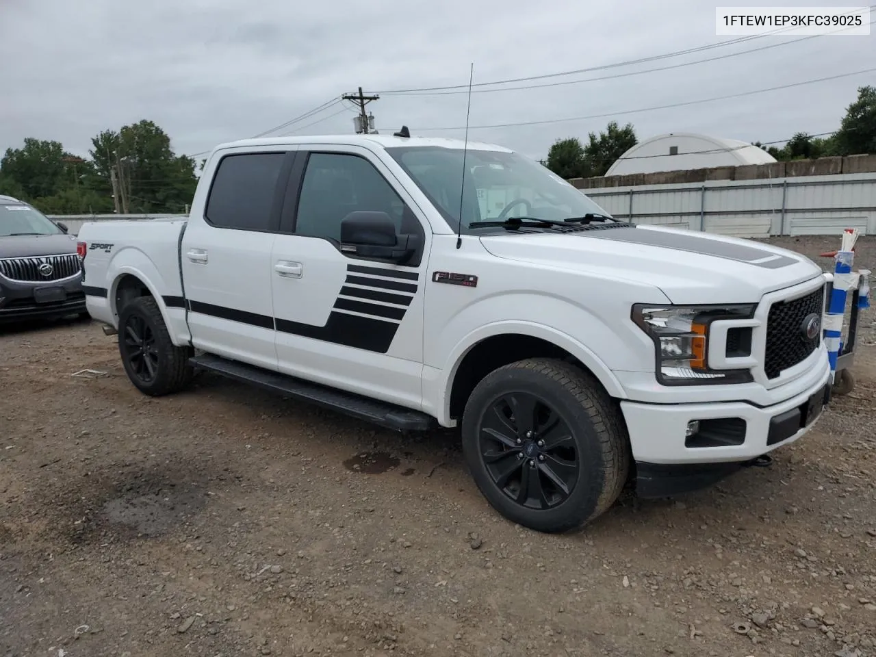 1FTEW1EP3KFC39025 2019 Ford F150 Supercrew