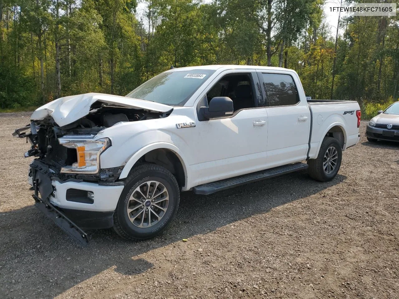 2019 Ford F150 Supercrew VIN: 1FTEW1E48KFC71605 Lot: 69833864