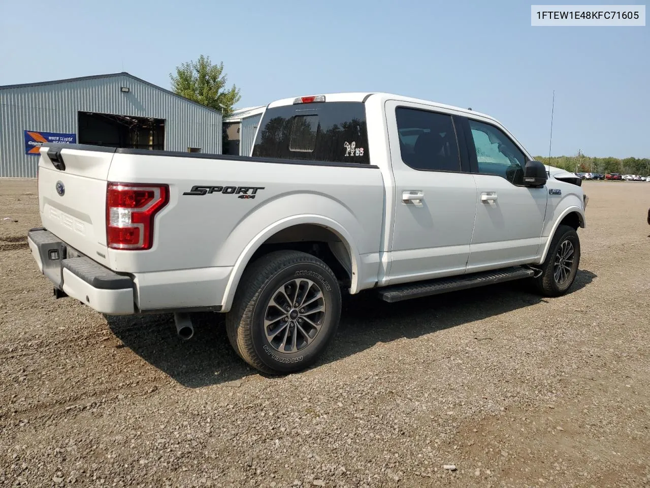 2019 Ford F150 Supercrew VIN: 1FTEW1E48KFC71605 Lot: 69833864